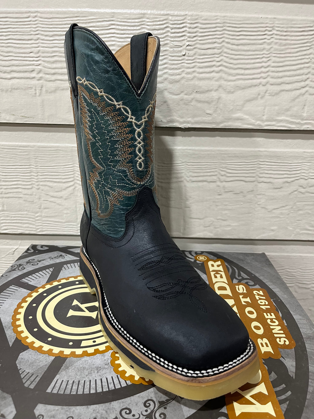 Renacido Komander Work Boots Black Gum Rubber