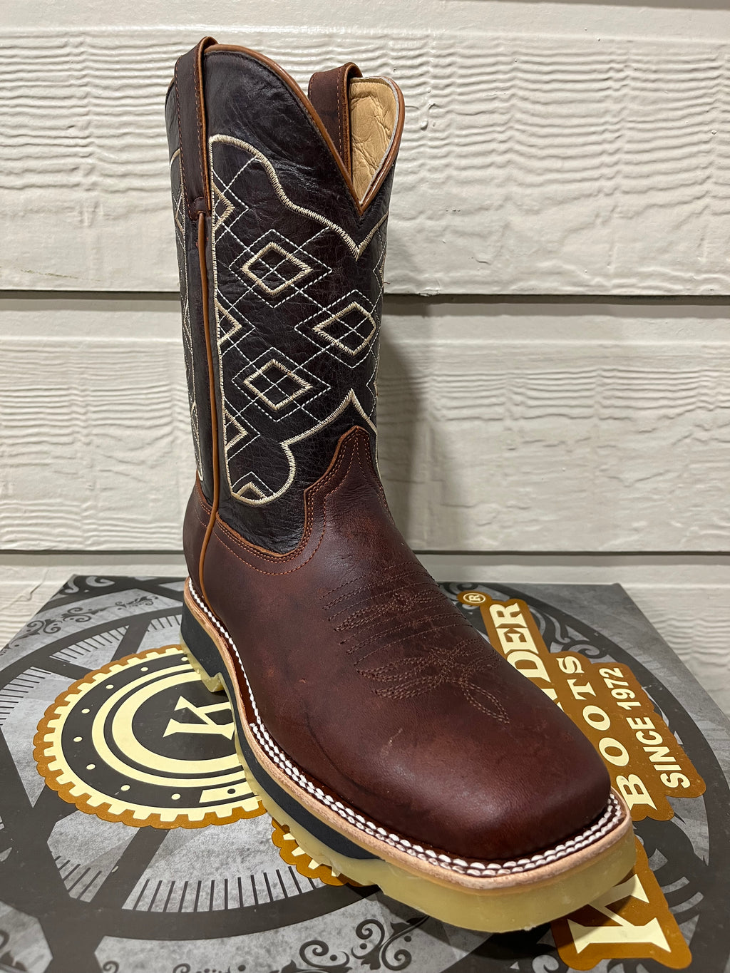 Renacido Komander Work Boots Shedron Gum Rubber