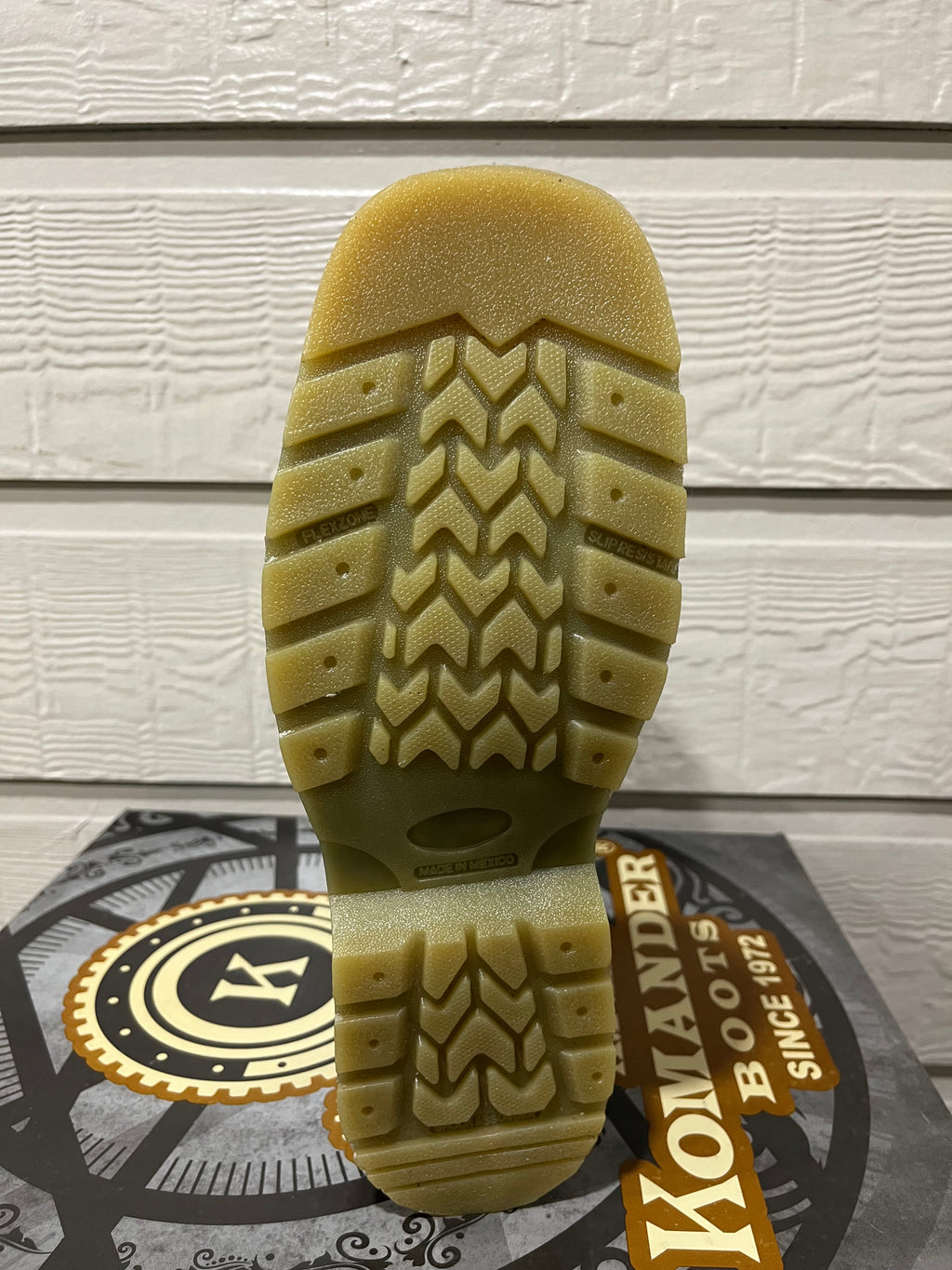 Renacido Komander Work Boots Chocolate Gum Rubber