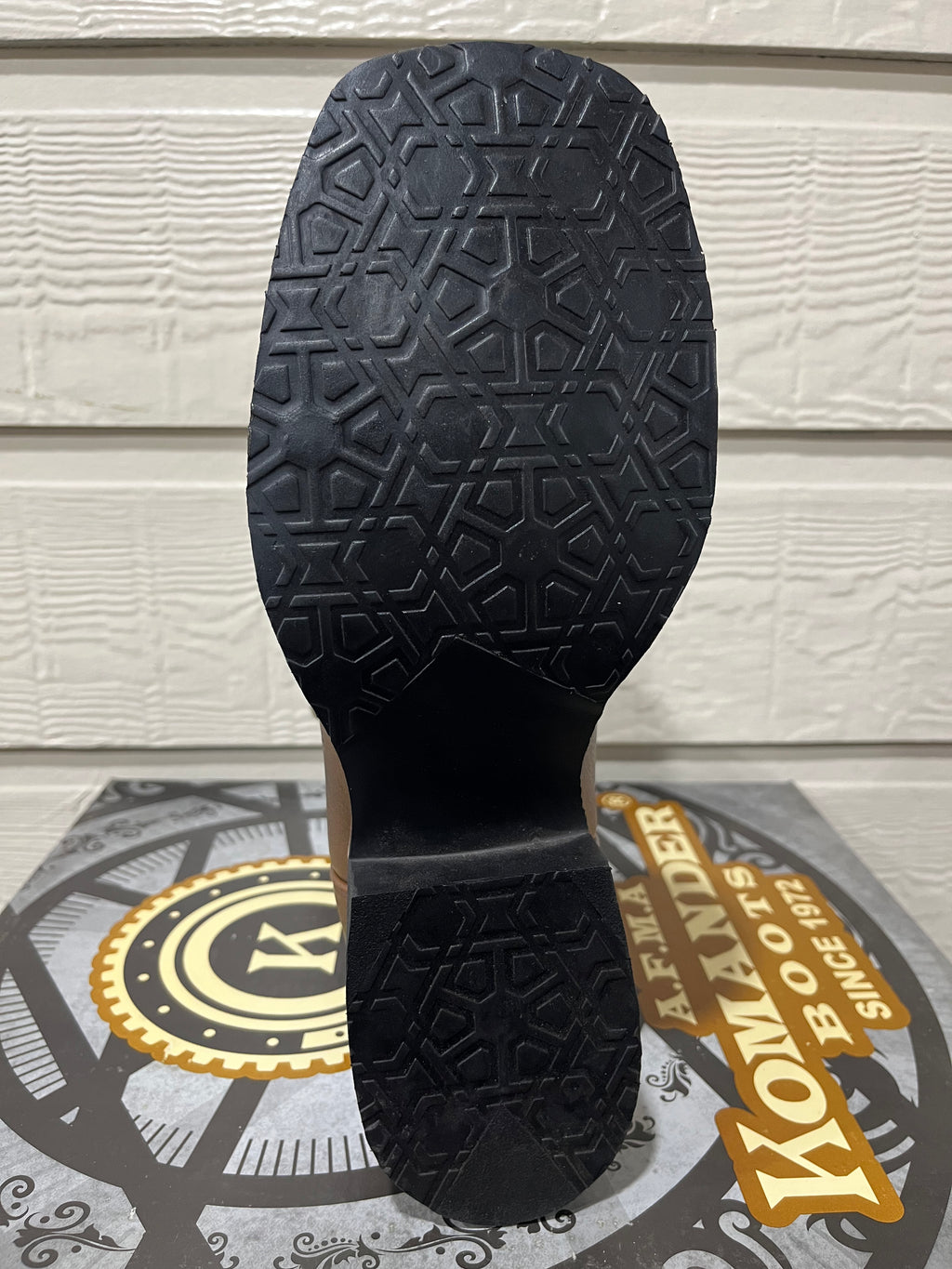 Renacido Komader Boots Brown Square Toe Foam Sole